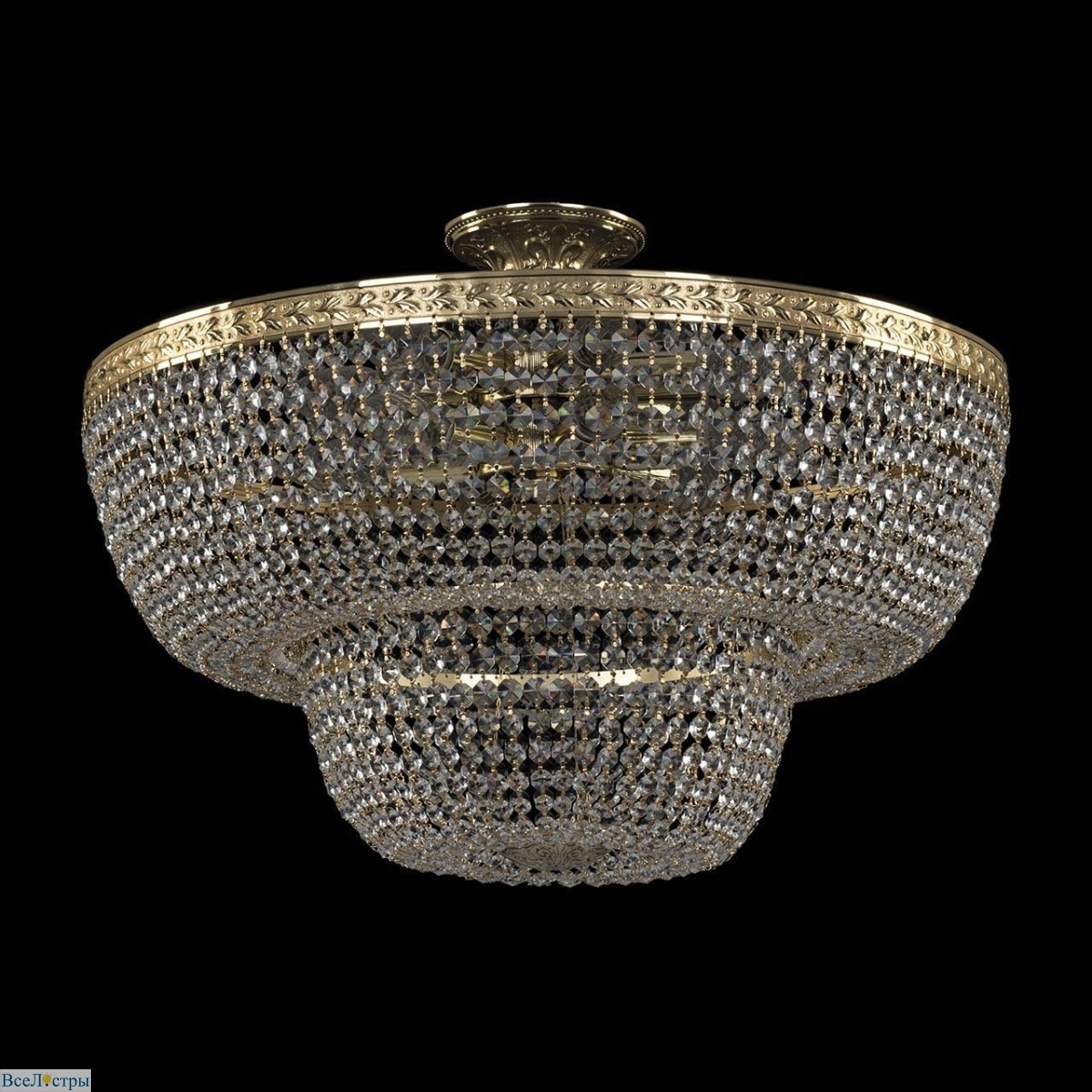 потолочная люстра bohemia ivele 19091/55iv g