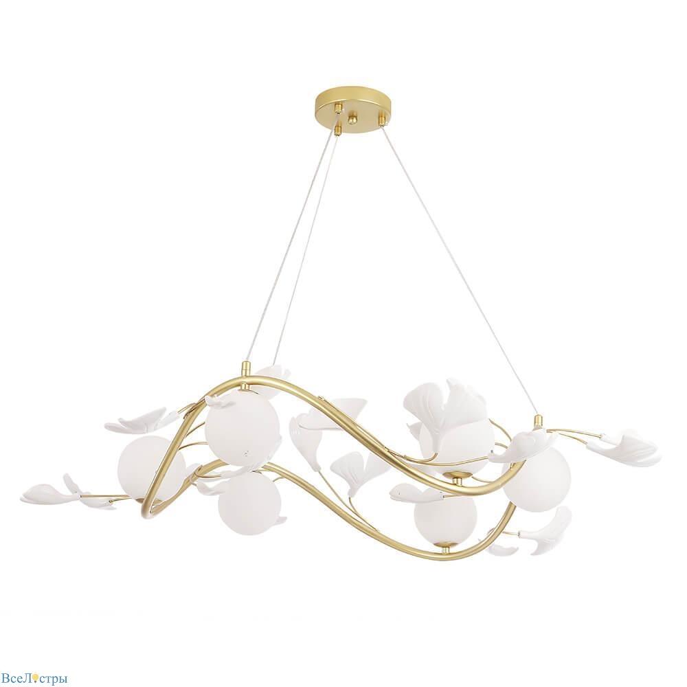 подвесная люстра crystal lux colibri sp6 gold