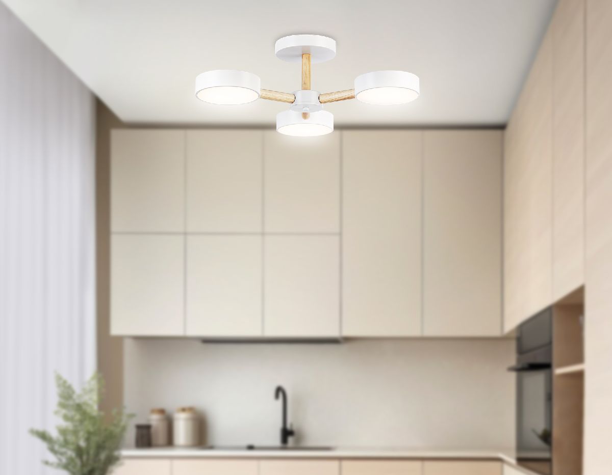 люстра на штанге ambrella light comfort linetech fl4821