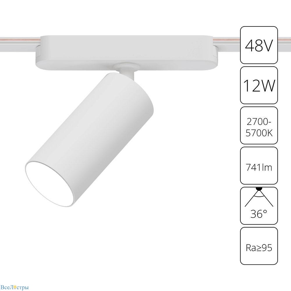 трековый светодиодный светильник arte lamp rapid a2958pl-1wh