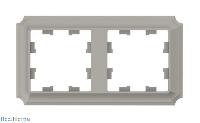 рамка 2-ая, универсальная systeme electric atlasdesign antique шампань atn100502