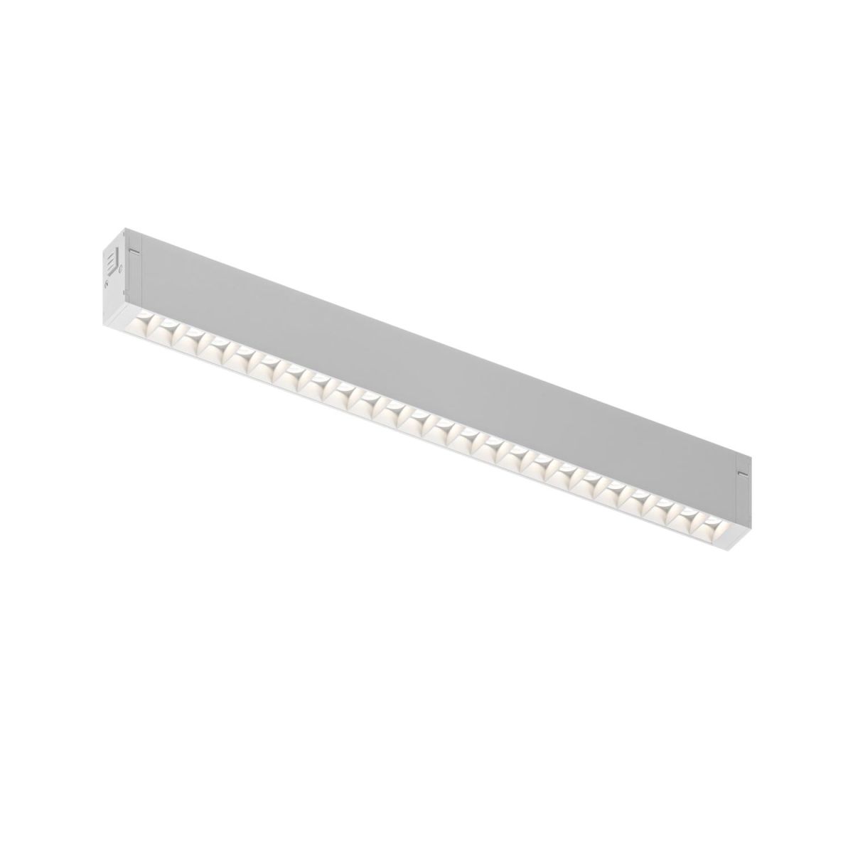 трековый однофазный светильник denkirs simple grill dk8102-wh