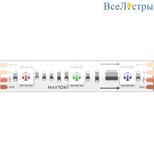 Светодиодная лента Maytoni Led Strip 12В 5050 14,4Вт/м RGB 5м IP68 201245