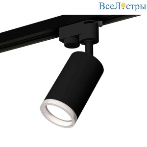 Комплект трекового светильника Ambrella light Track System XT6323140 SBK/FR черный песок/белый матовый (A2521, C6323, N6245)