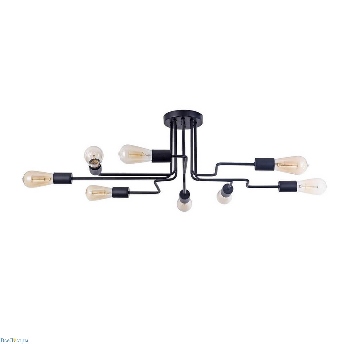 люстра на штанге maytoni gilbert t532cl-08b