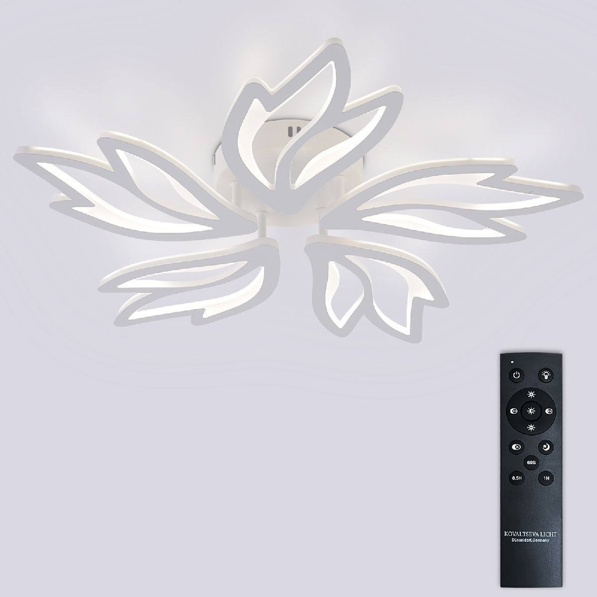потолочная люстра natali kovaltseva rif led lamps 81118/4c