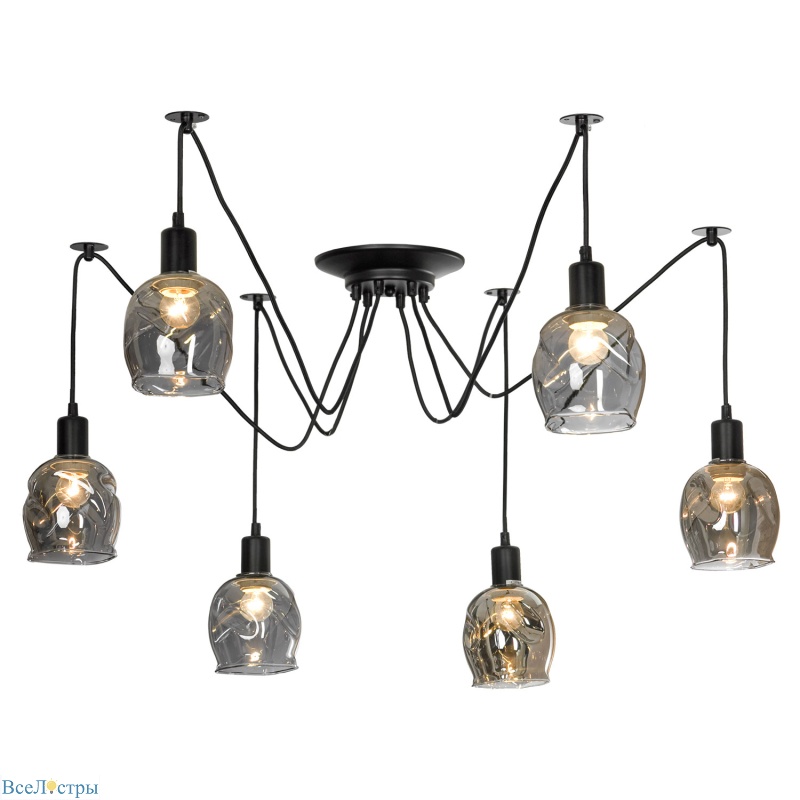 подвесная люстра lussole loft shirley lsp-8436