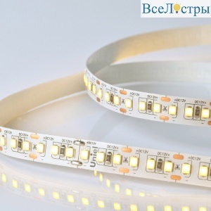 Светодиодная лента Uniel ULS-M14-2835-168LED/m-10mm-IP20-DC12V-14W/m-5M-3000K PROFI катушка в герметичной упаковке