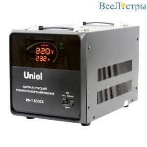 Стабилизатор напряжения Uniel Reliability RS-1 8000X UL-00012859