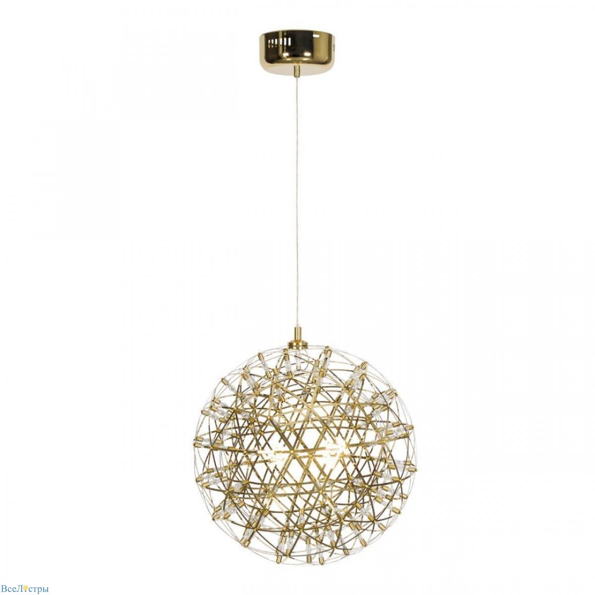 подвесной светодиодный светильник loft it raimond 9027-43 gold