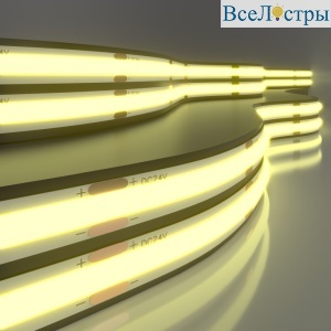 Светодиодная лента Elektrostandard 24V 11W 352Led COB IP20 теплый белый, 5м 4690389170089
