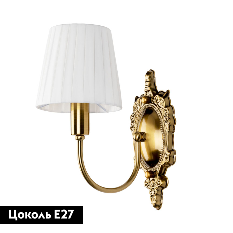бра arte lamp gracie a7301ap-1pb