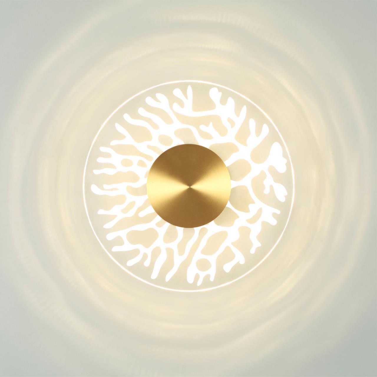 настенный светодиодный светильник odeon light midcent solaris 6627/9wl
