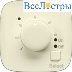Лицевая панель Legrand Valena Allure термостата для теплых полов слоновая кость 755326