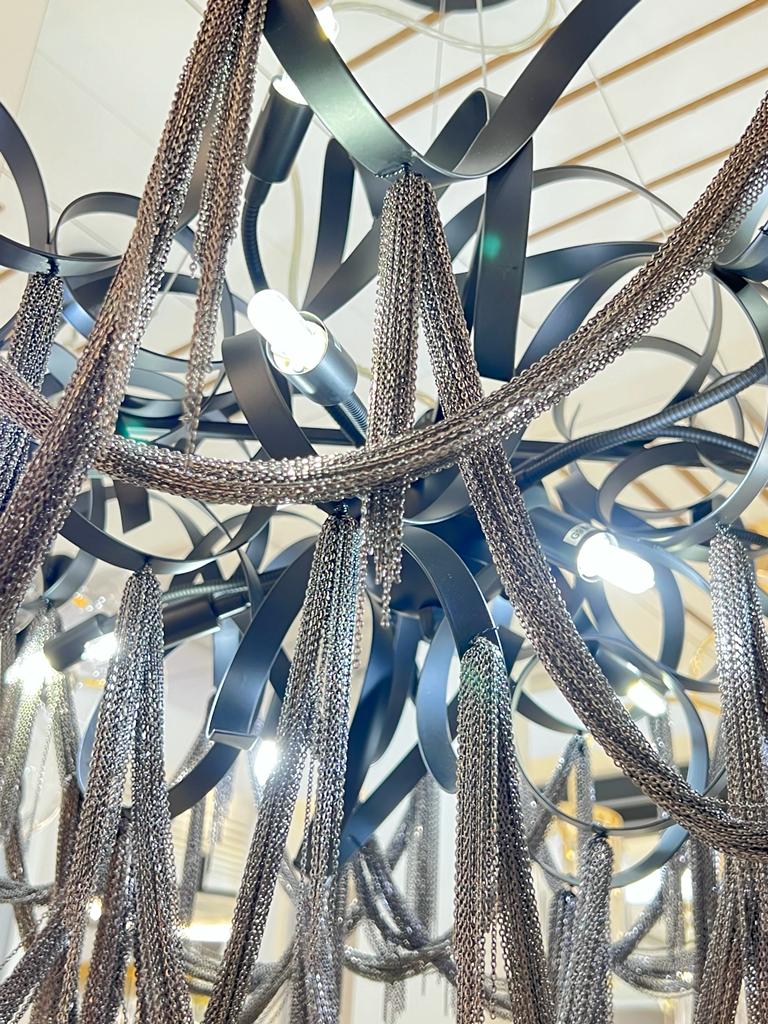 подвесная люстра odeon light chainy 5067/12