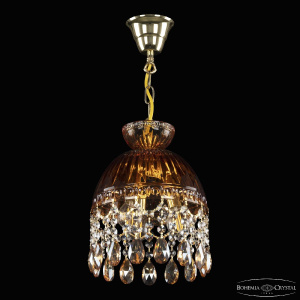 Подвесной светильник Bohemia Ivele Crystal 5478/22 G Amber/M-1G K721