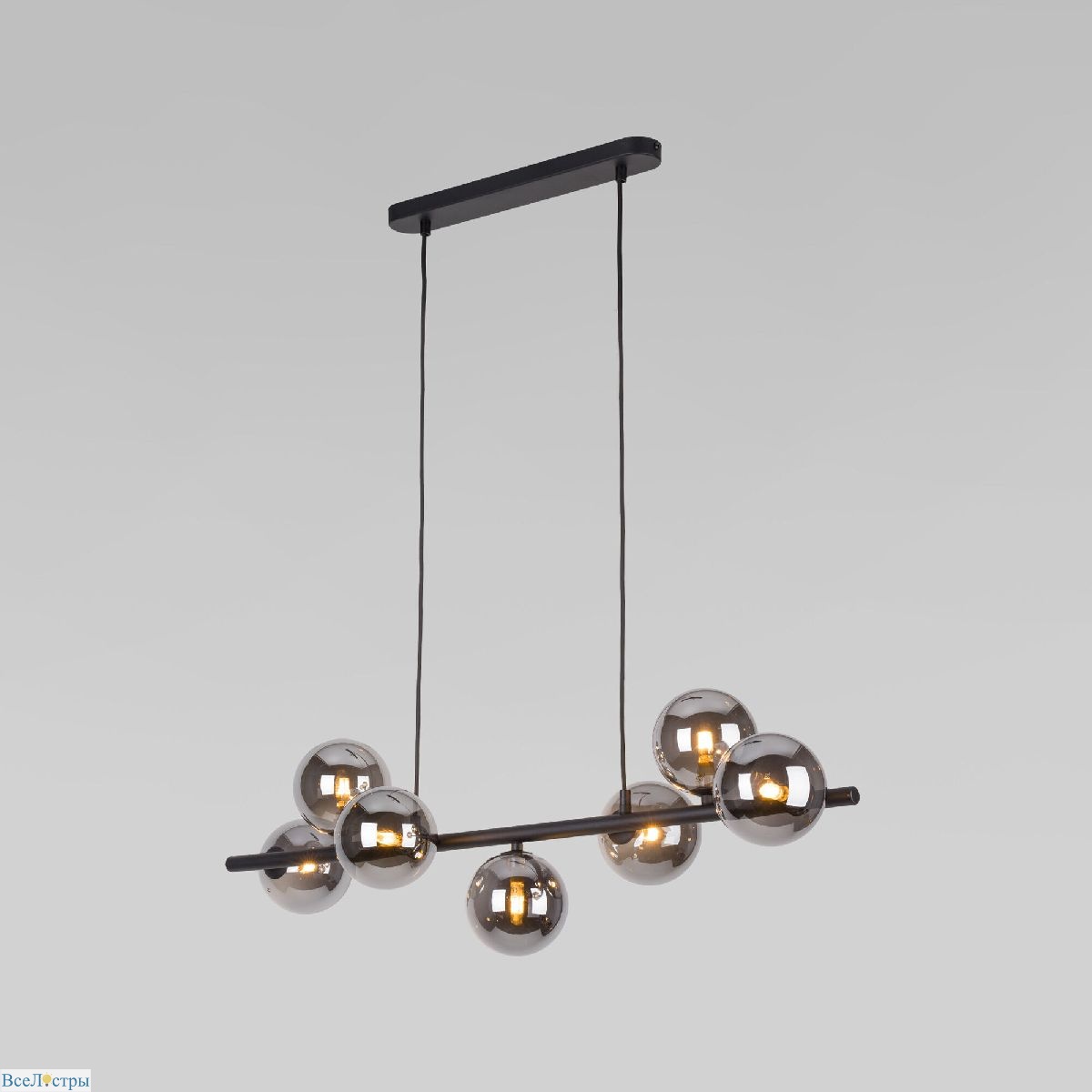 подвесная люстра tk lighting 5666 estera black a065200
