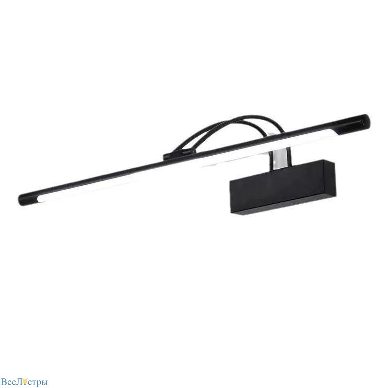 бра alfa light f1024-39 460mm bk 3000k