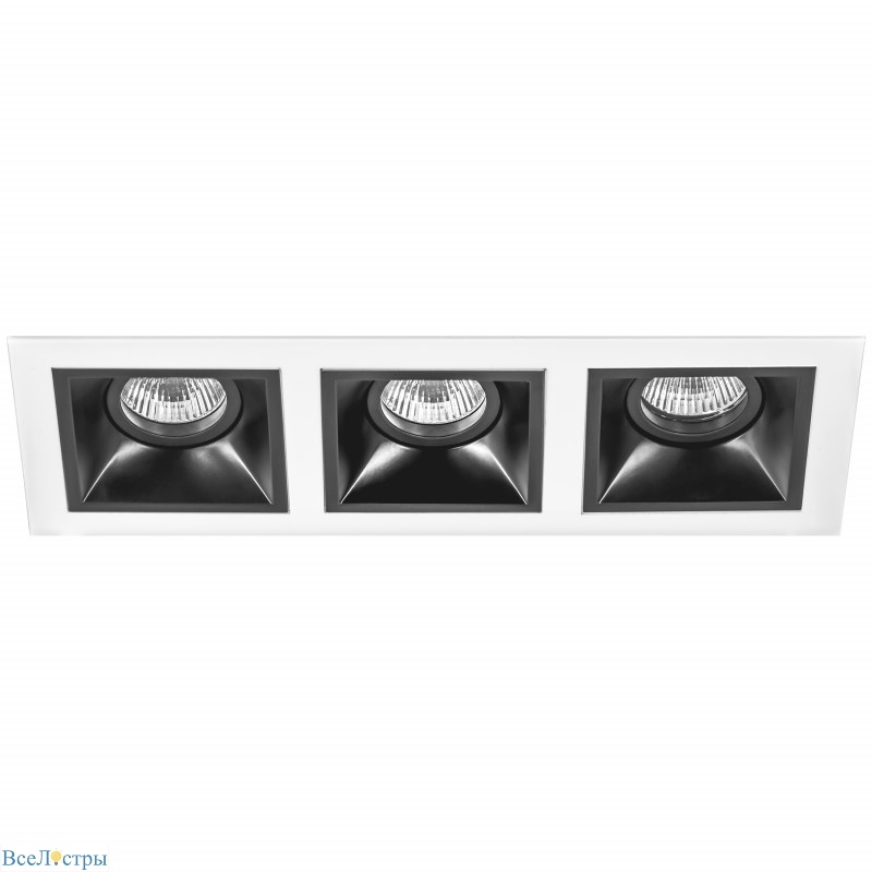 встраиваемый светильник lightstar d536070707 (214536+214507+214507+214507)