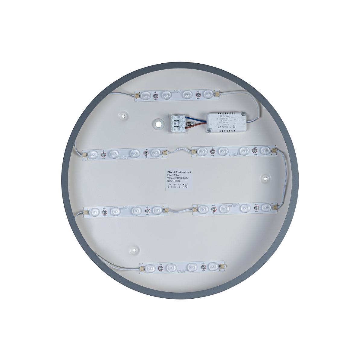 потолочный светодиодный светильник loft it axel 10003/24 grey