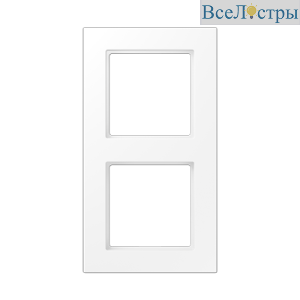 Рамка двухместная Jung A5582BFWWM