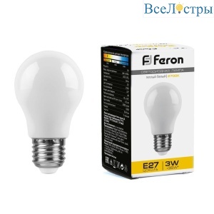 Лампа светодиодная Feron E27 3W матовая LB-375 38266