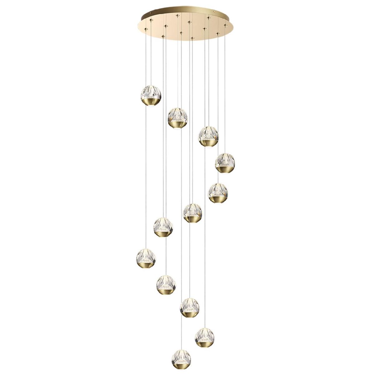 каскадная люстра odeon light l-vision sono 5101/60l