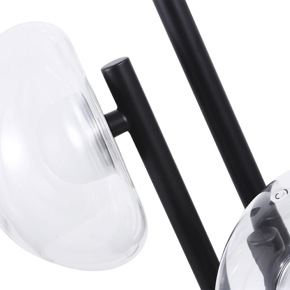 настольная лампа crystal lux bosque lg3 black/transparent