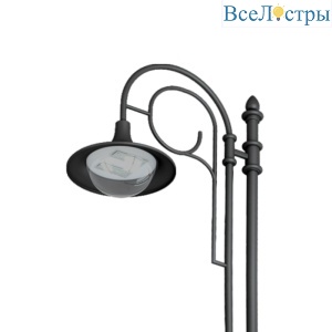 Уличный консольный светильник Arlight OXOR-AMPIL-LUZ-580х480-100W Day4000 (BK, 120 deg, 230V) 052450