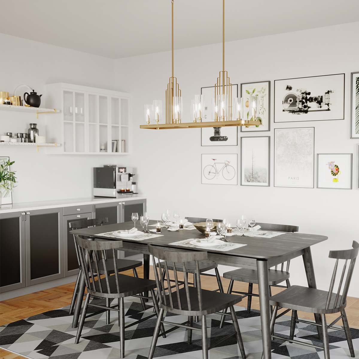 подвесная люстра kichler kimrose qn-kimrose10-bnb