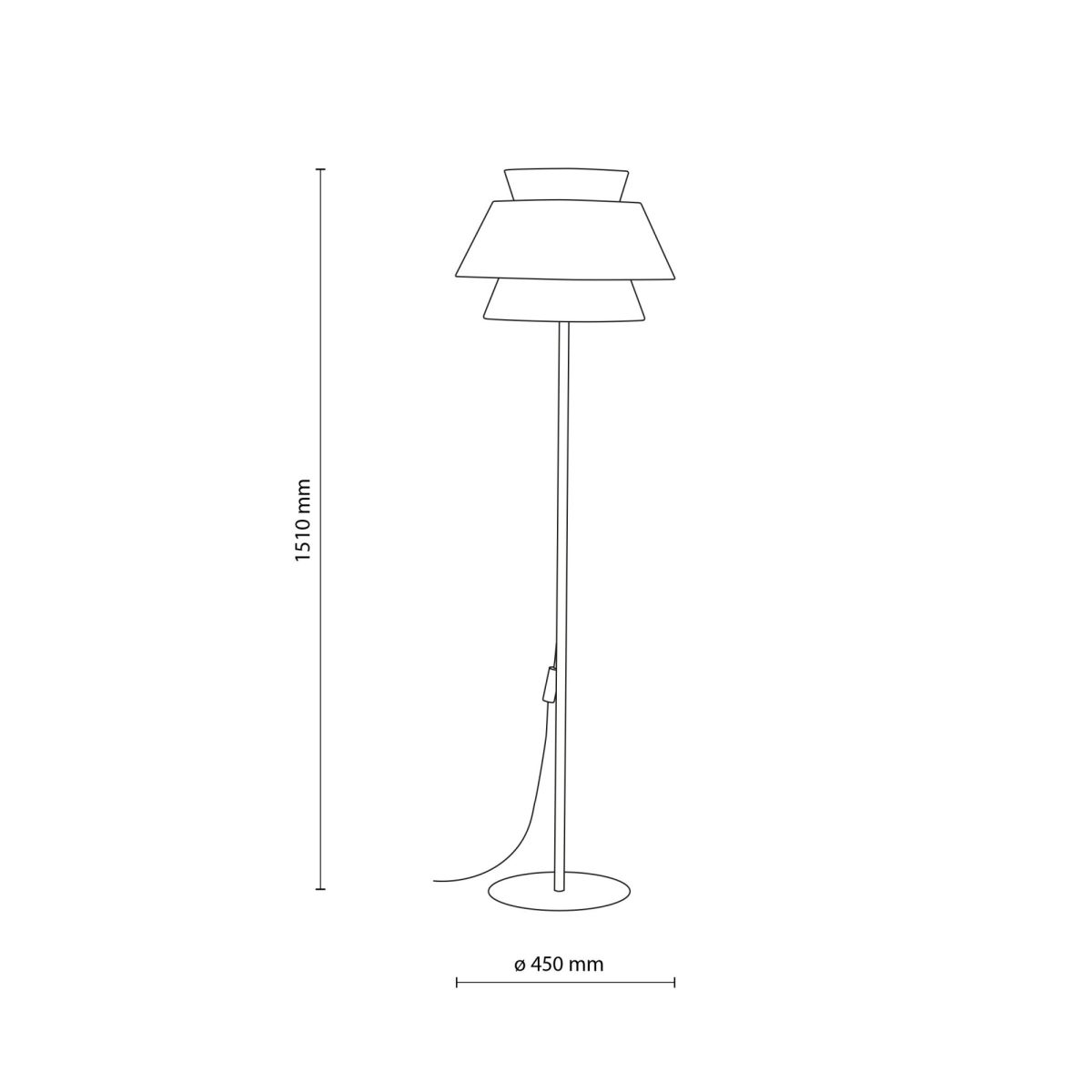 торшер tk lighting 16225 kalum a073050