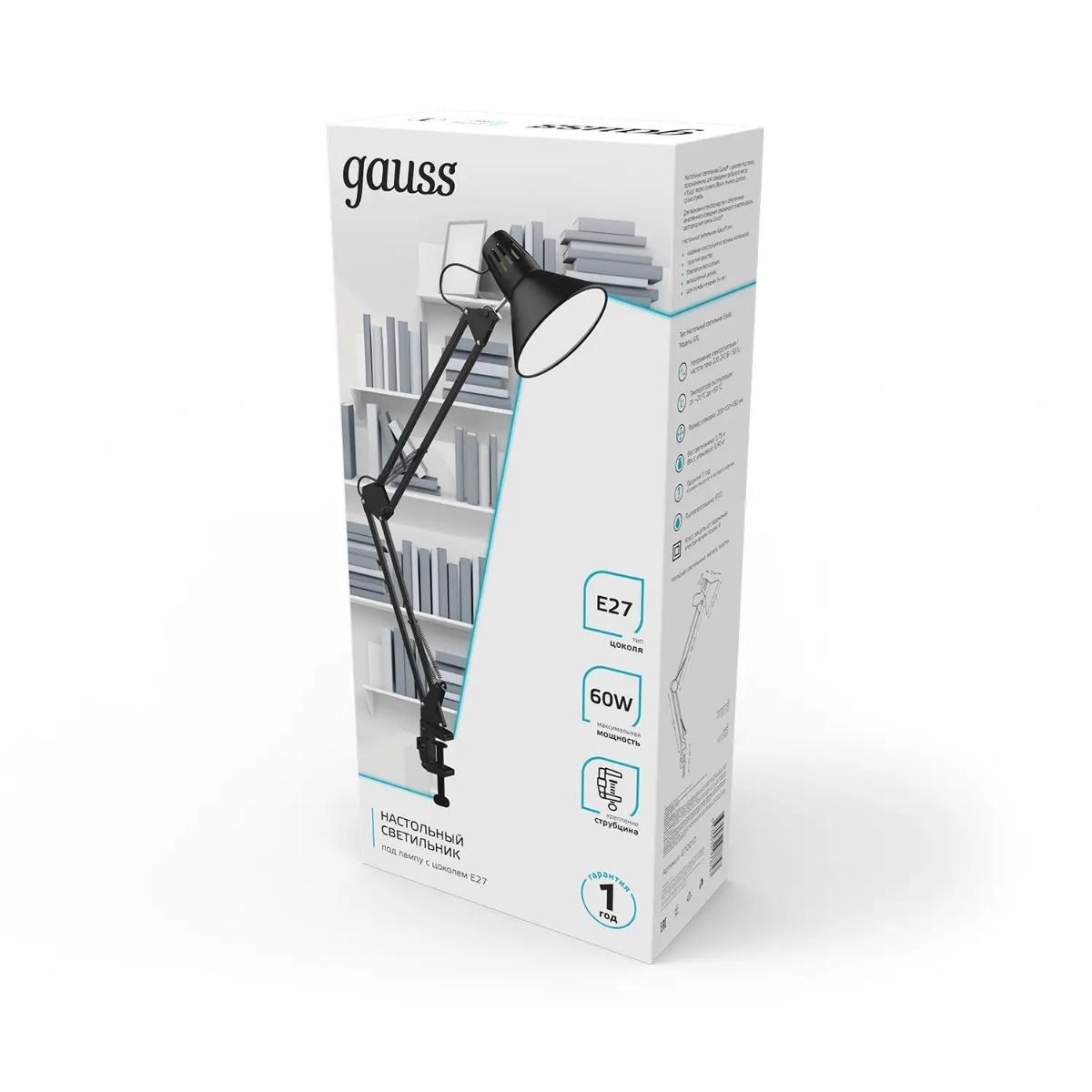настольная лампа gauss gt0012