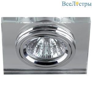Встраиваемый светильник ЭРА DK8 CH/WH C0043740