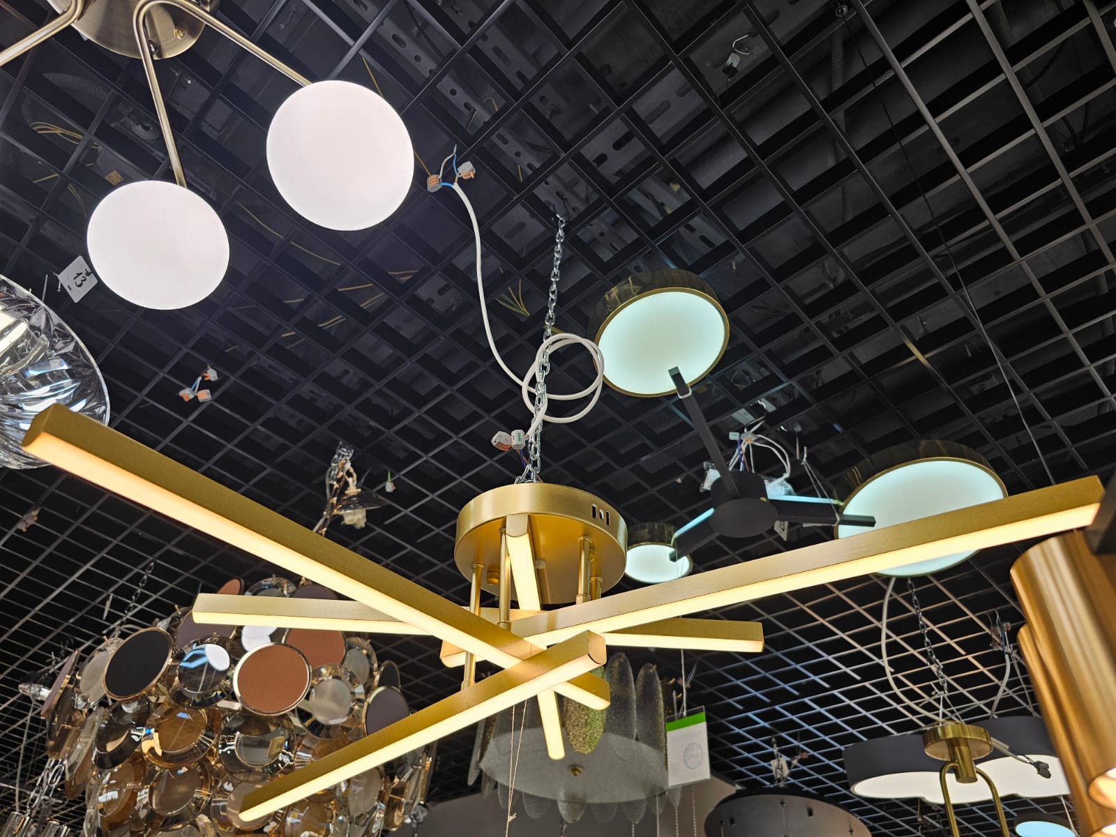 потолочная светодиодная люстра lightstar palla 739033