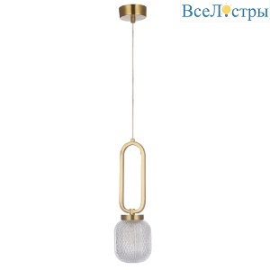 Подвесной светильник Crystal Lux CAROLINA SP1 V2 BRASS