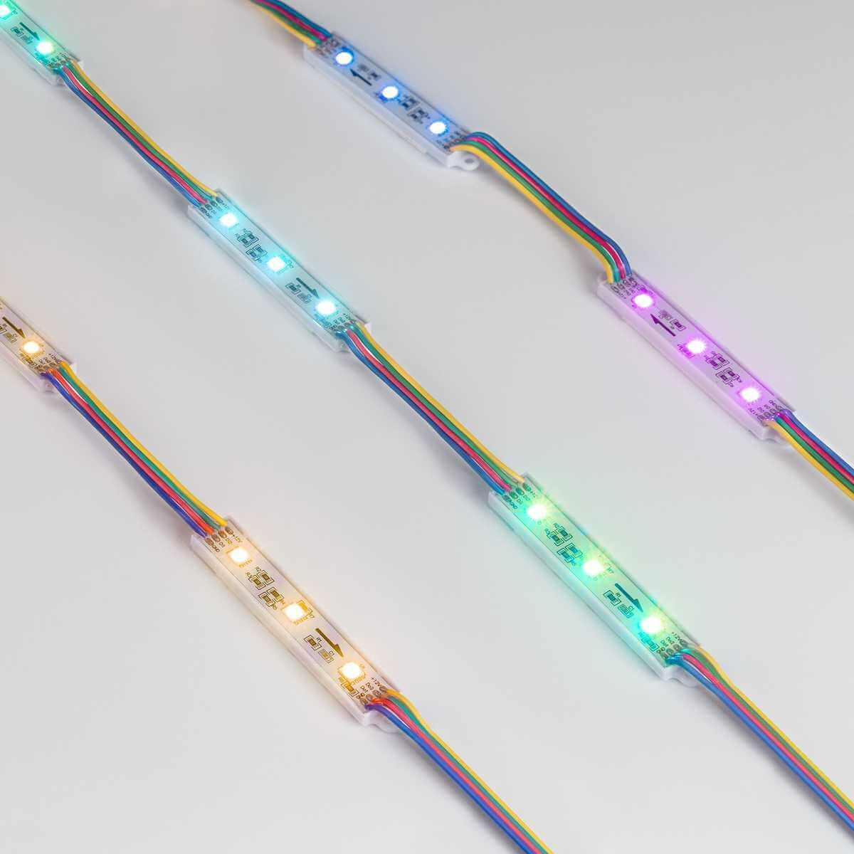 светодиодный модуль arlight spi-b3 12v rgb-ram 036824