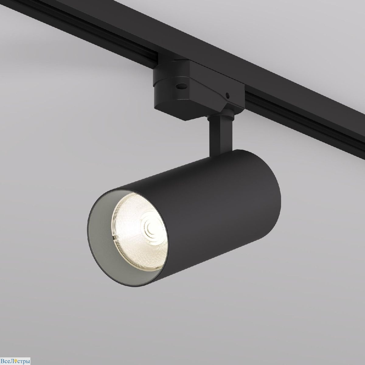 трековый однофазный светильник denkirs solid koper dk6453-bk