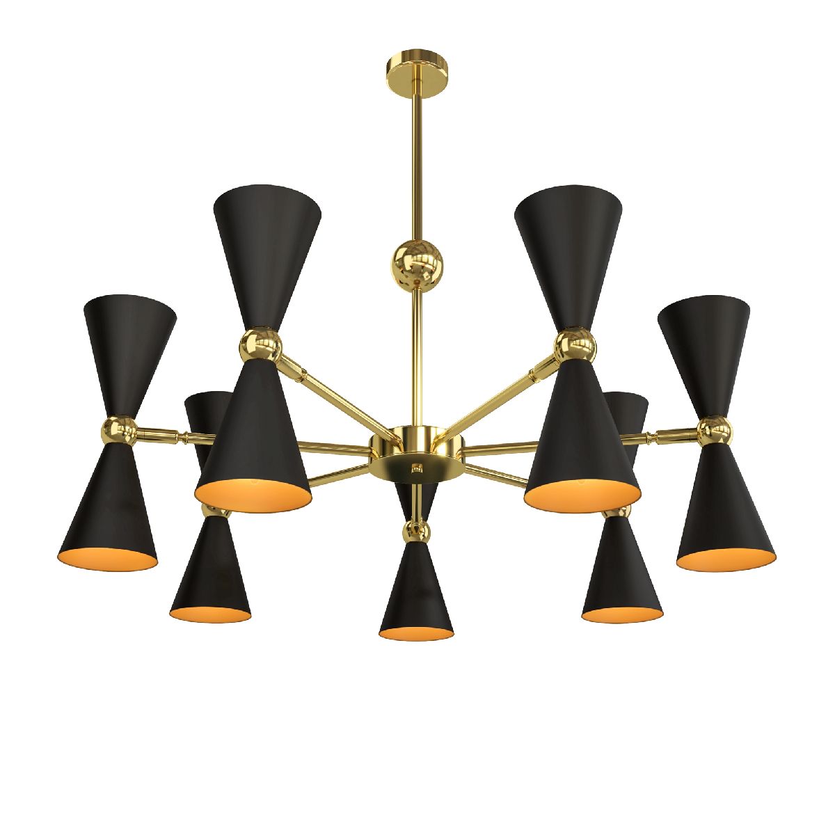 подвесная люстра maytoni vesper mod108pl-14gb