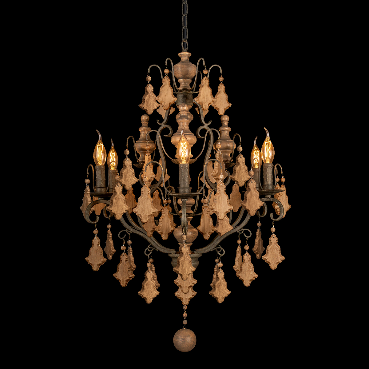 подвесная люстра loft it chateau 10559/6