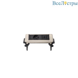 Блок розеток 47 (1 секция и 2 USB) Mebax 00-00001163