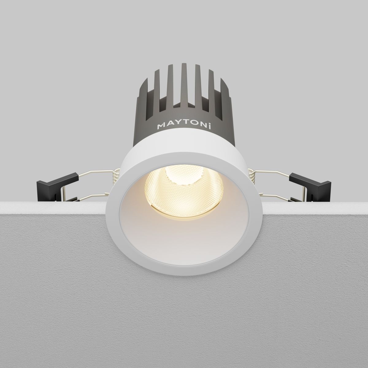 встраиваемый светильник maytoni technical dip dl117-15w-3k-w