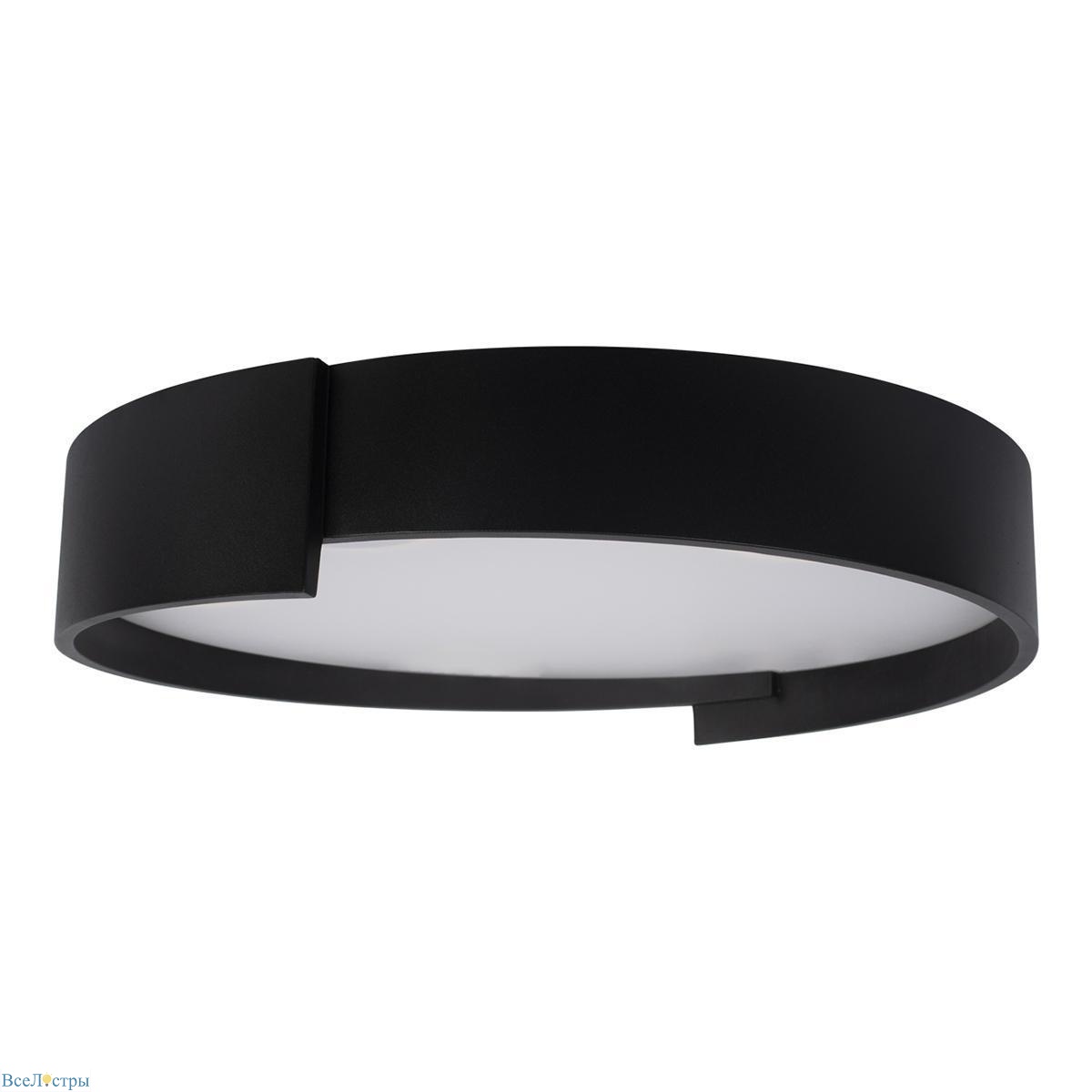 потолочный светодиодный светильник loft it coin 10200 black