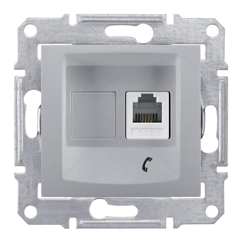 розетка телефонная rj11 schneider electric sedna sdn4101160