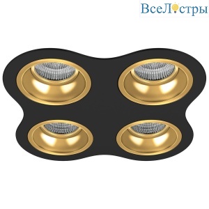Встраиваемый светильник Lightstar Domino Quadro (214647+214603+214603+214603+214603) D64703030303
