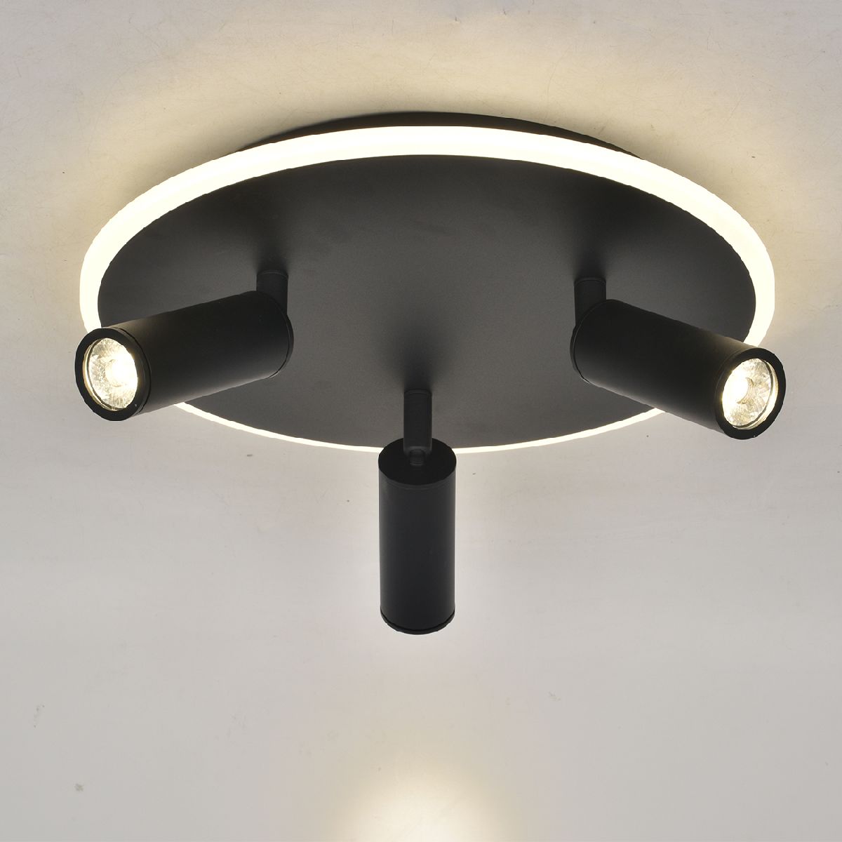 потолочный светильник escada 20046sma/03led bk