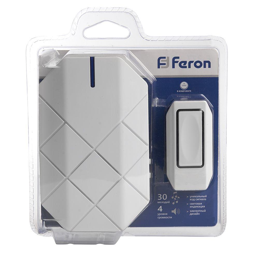 звонок беспроводной feron e-377 41433