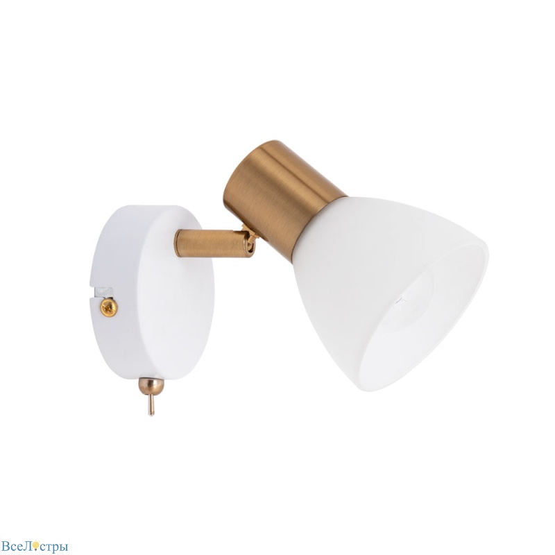спот arte lamp falena a3117ap-1wh