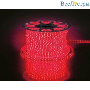 Светодиодная влагозащищенная лента Feron 4,4W/m 60LED/m 2835SMD красный 100M LS704 26239