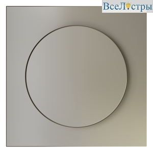 Накладка для светорегулятора поворотно-нажимного Voltum S70 (шелк) VLS002004