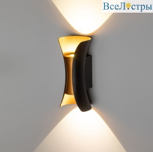 Архитектурный светильник Эра WL42 BK+GD Б0054420